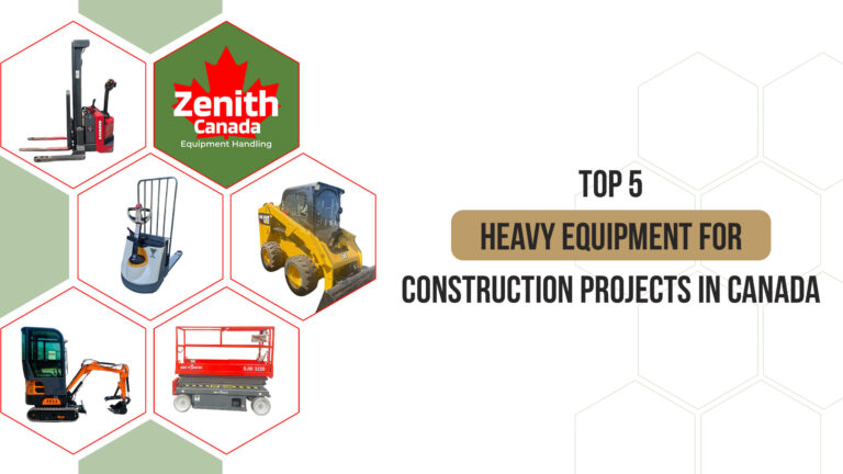 Top 5 Heavy Equipment for Construction Projects