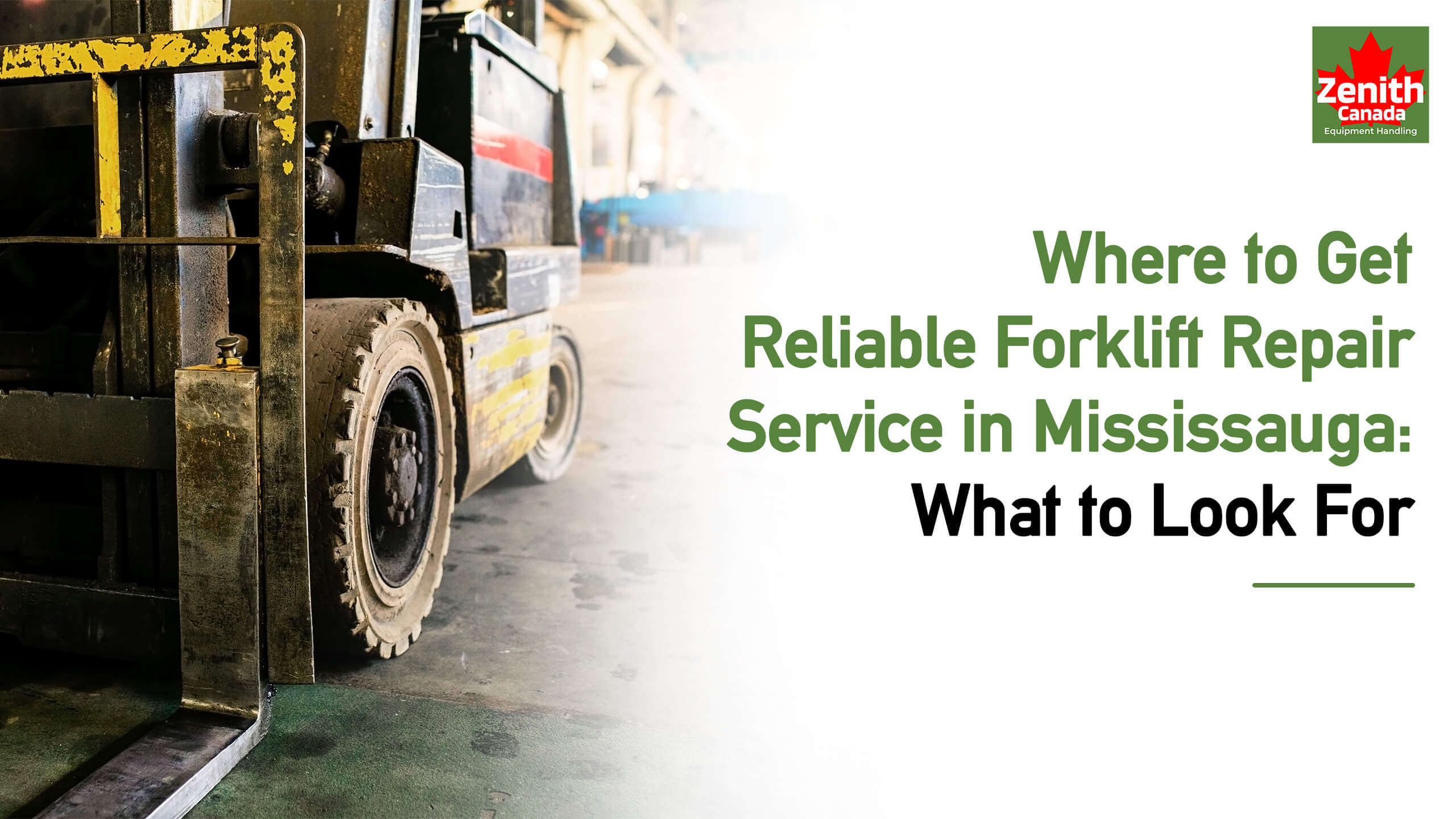 Forklift Repair Service in Mississauga
