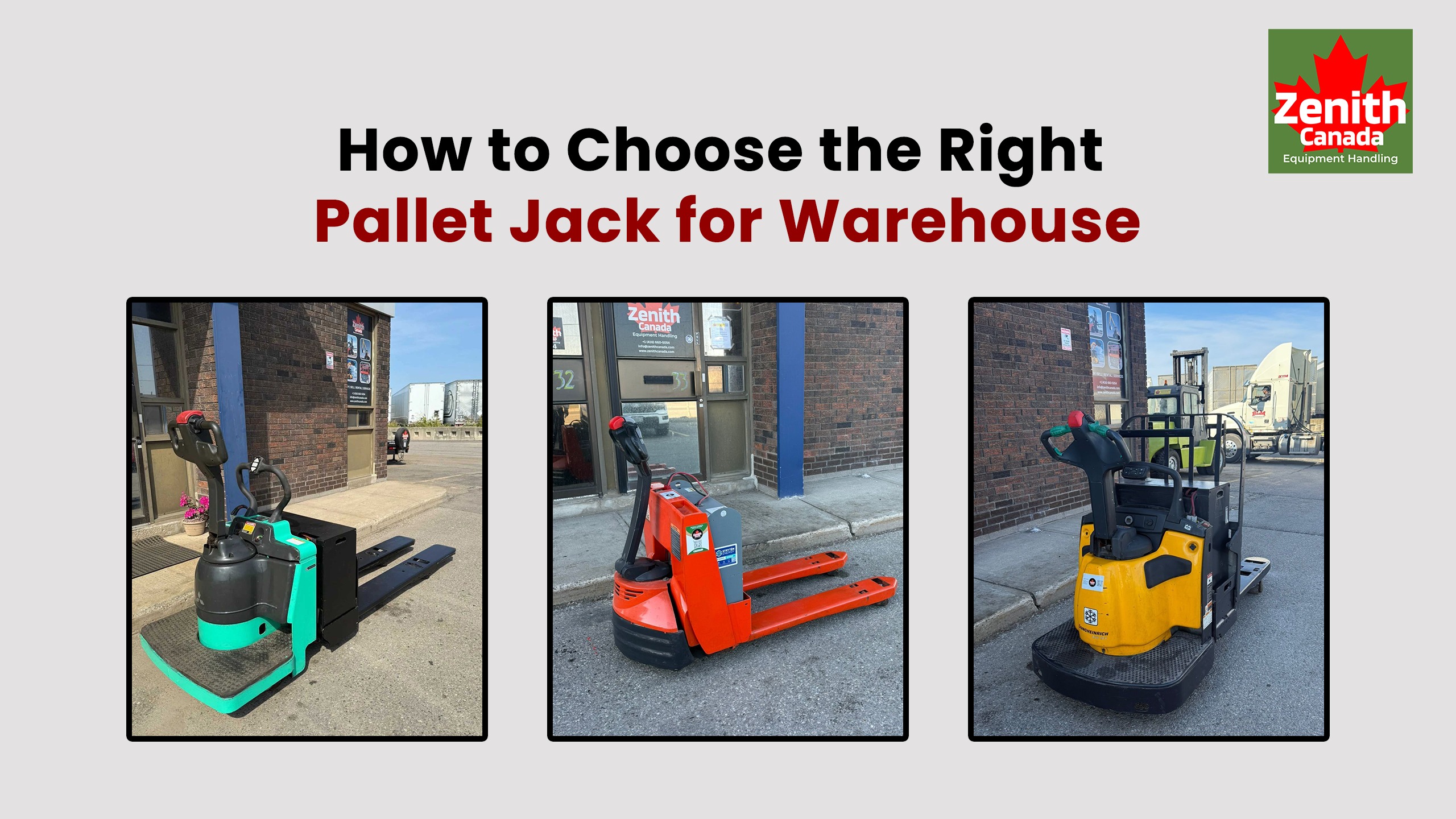 Pallet Jack For Warehouse Operations