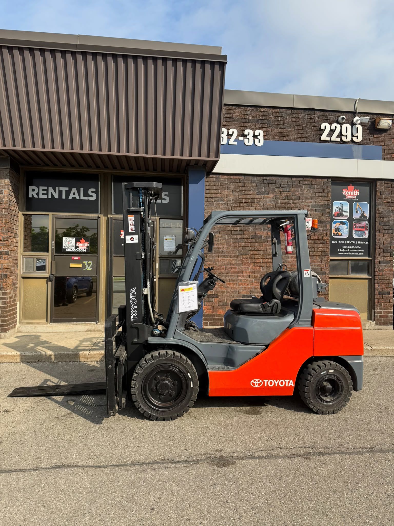 Used Toyota Forklift Pneumatic