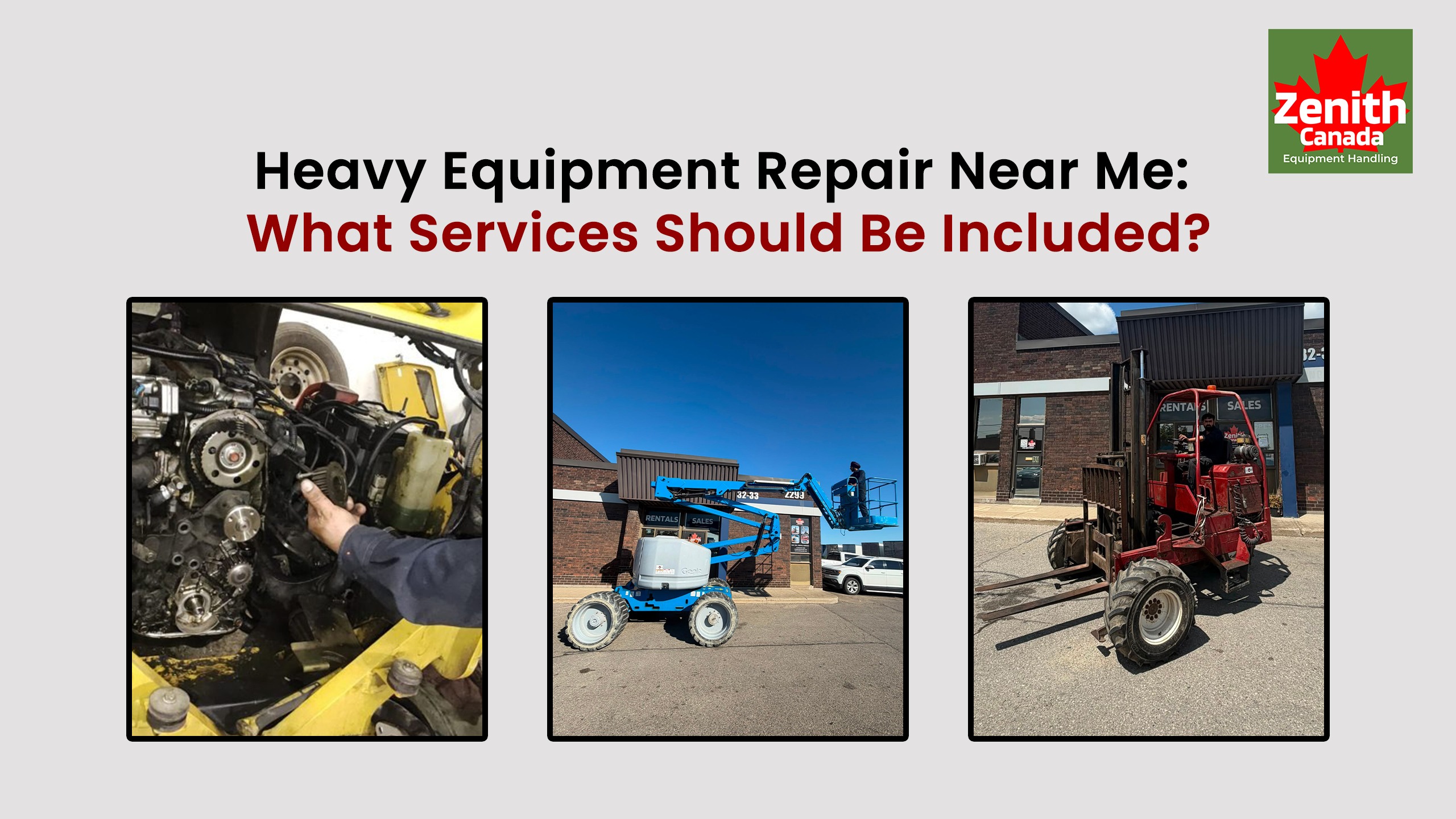 Heavy Equipment Repair Near Me