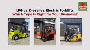 LPG vs. Diesel vs. Electric Forklifts