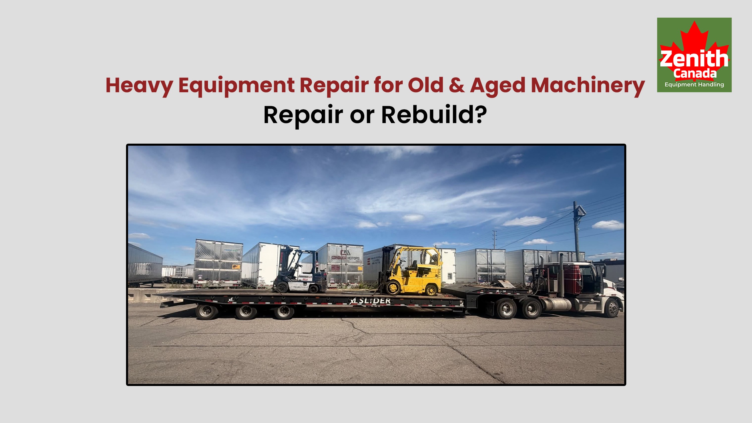 Heavy Equipment Repair in Canada
