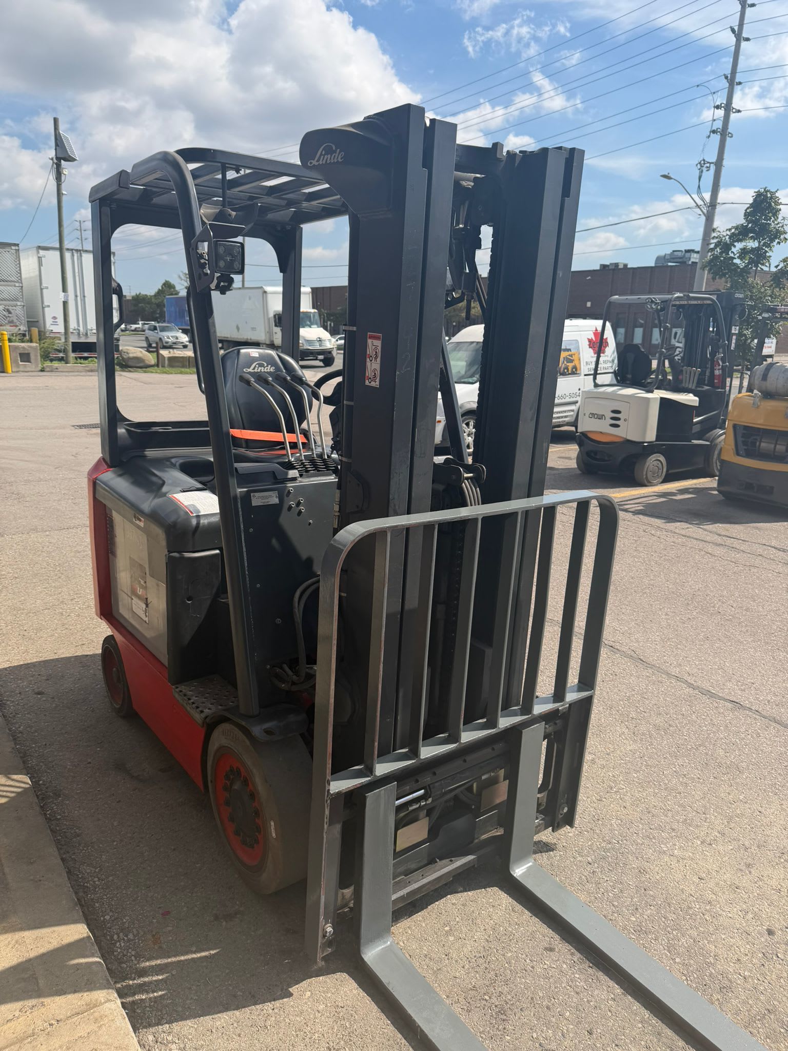 Used Linde Forklift Cushion Tyre