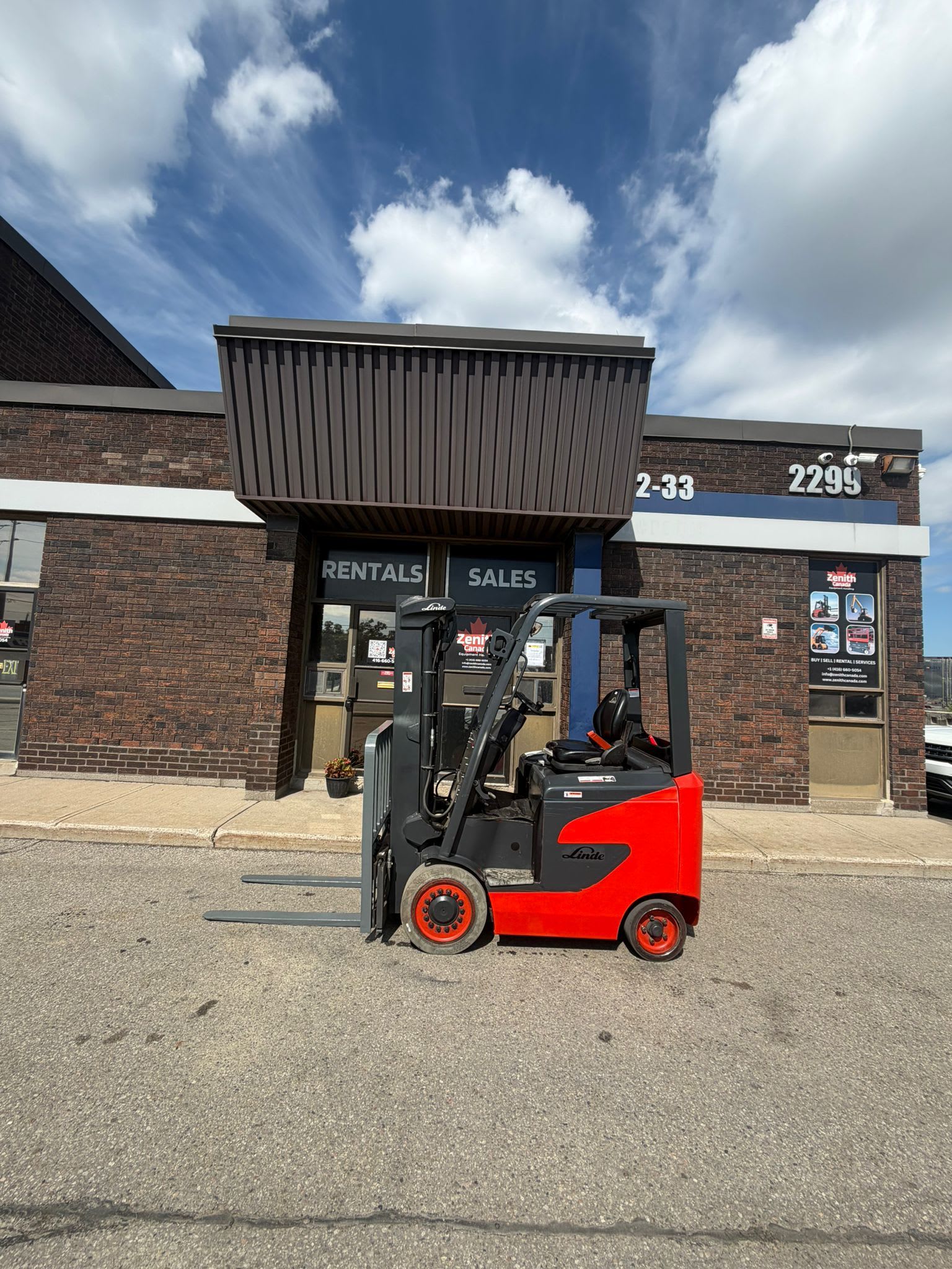 Used Linde Forklift Electric